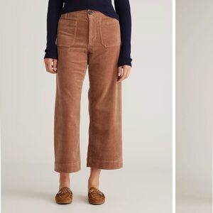 Quince Women's Brown Corduroy Pants